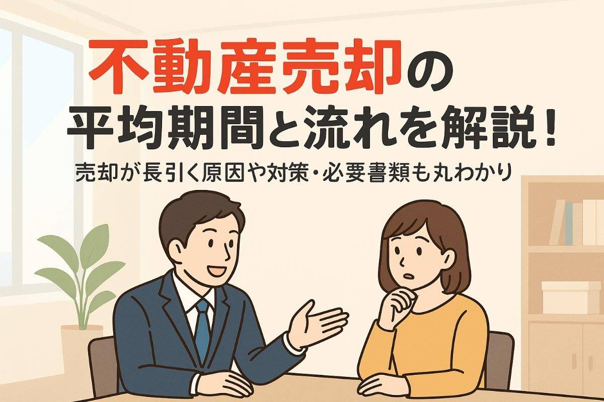 不動産売却の平均期間と流れを解説！売却が長引く原因や対策・必要書類も丸わかり