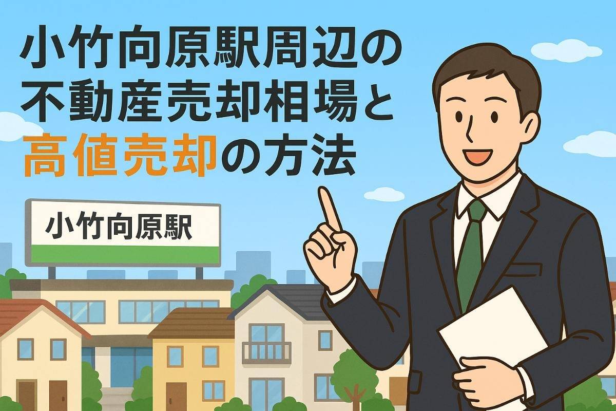 小竹向原駅周辺の不動産売却相場と高値売却の方法｜査定や手続きの流れ・必要書類も解説