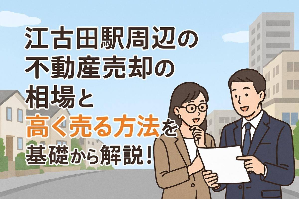 江古田駅周辺の不動産売却の相場と高く売る方法を基礎から解説！