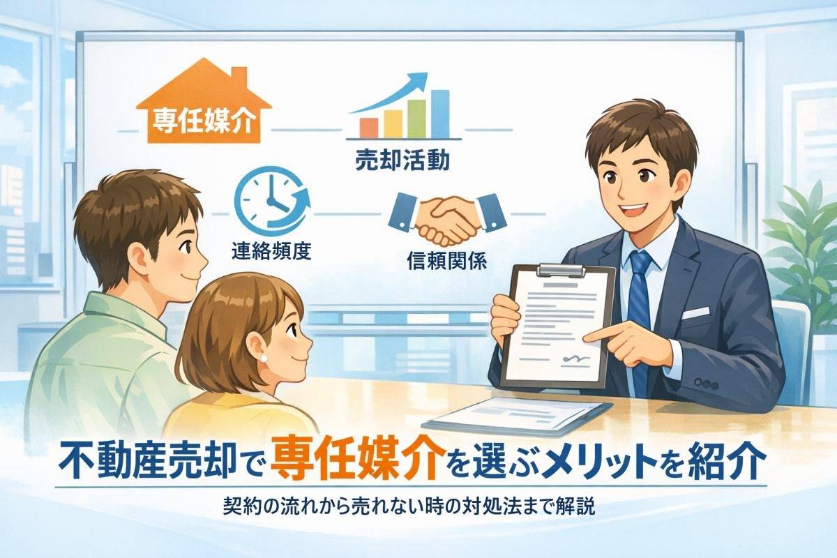 不動産売却で専任媒介を選ぶメリットを紹介｜契約の流れから売れない時の対処法まで解説