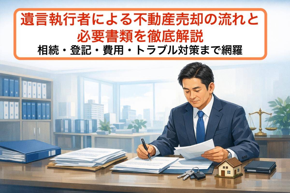 遺言執行者による不動産売却の流れと必要書類を徹底解説｜相続・登記・費用・トラブル対策まで網羅
