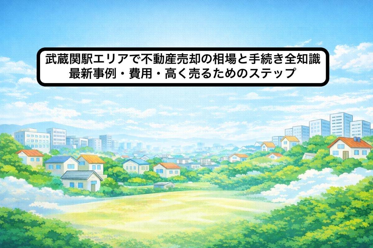 武蔵関駅エリアで不動産売却の相場と手続き全知識｜最新事例・費用・高く売るためのステップ