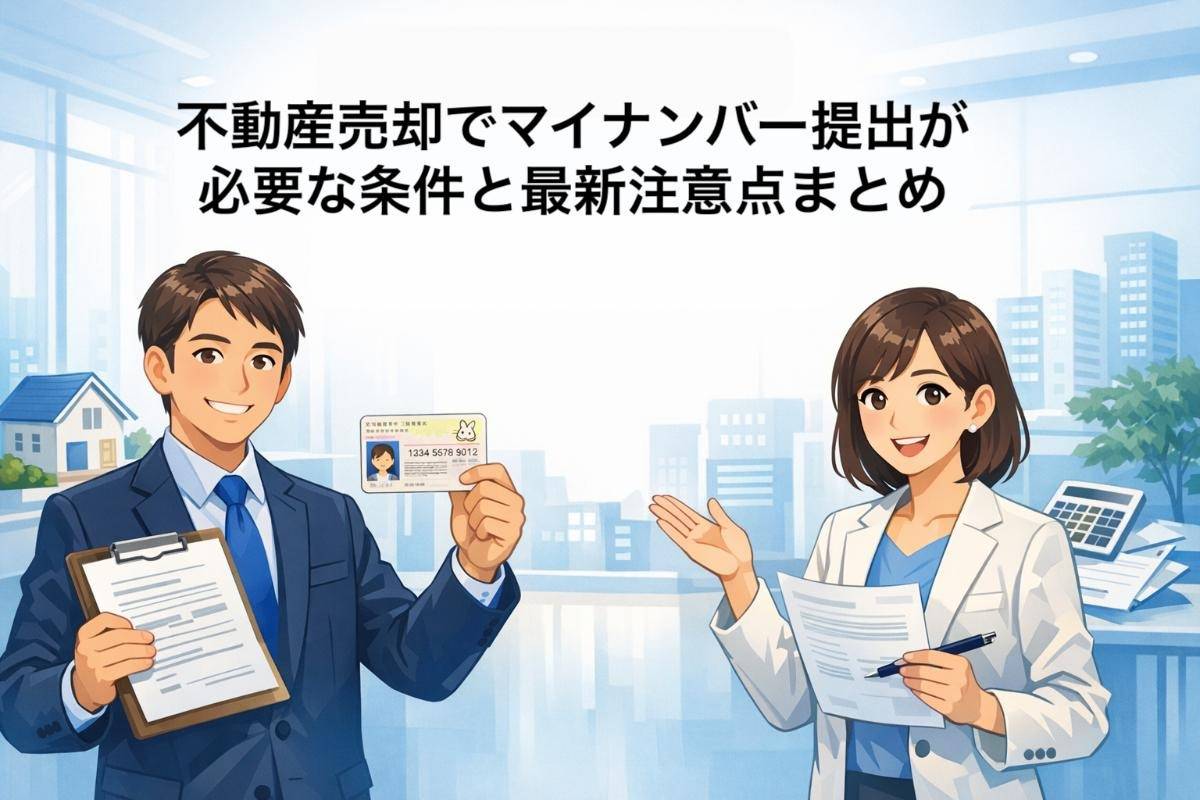 不動産売却でマイナンバー提出が必要な条件と最新注意点まとめ