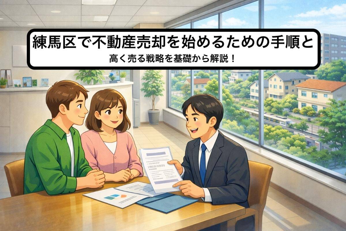 練馬区で不動産売却を始めるための手順と高く売る戦略を基礎から解説！